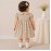 Baby Girl Floral Cotton Dress with Peter Pan Collar & Smocked Bodice (Multicolor)