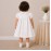 Baby Girl White Cotton Dress with Floral Embroidery & Peter Pan Collar