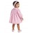 Calyx Clothing Baby Girls Soft Baby Pink Smocked Dress with Peter Pan Collar | Full Sleeves Cotton Dress