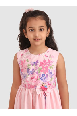 CALYX CLOTHING Girls Fit & Flare Cotton Dress