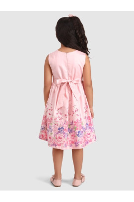 CALYX CLOTHING Girls Fit & Flare Cotton Dress