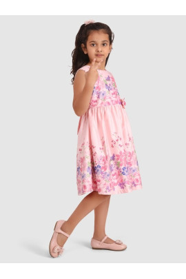 CALYX CLOTHING Girls Fit & Flare Cotton Dress
