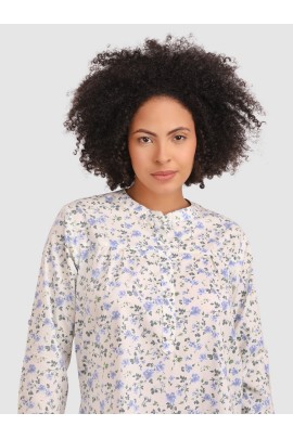 CALYX CLOTHING Floral Printed Cotton Top