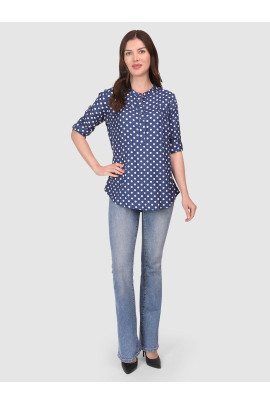 CALYX CLOTHING Polka Dots Print Top