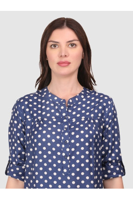 CALYX CLOTHING Polka Dots Print Top