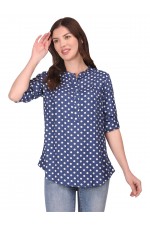 CALYX CLOTHING Polka Dots Print Top