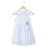 Calyx Clothing Girls Striped Peter Pan Collar Cotton Fit & Flare Dress