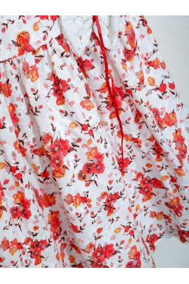 Calyx Clothing Floral Print Fit & Flare Dress