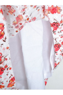 Calyx Clothing Floral Print Fit & Flare Dress