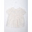 Calyx Clothing Infants Polka Dot Print Peter Pan Collar Puff Sleeves Cotton Empire Dress