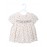 Calyx Clothing Infants Polka Dot Print Peter Pan Collar Puff Sleeves Cotton Empire Dress
