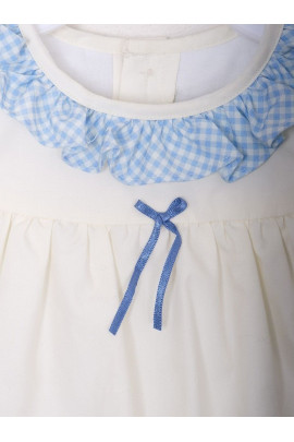 Calyx Clothing Girls Round Neck Cotton Fit & Flare Dress