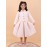 CALYX CLOTHING Stylish Soft Pink Co-Ord Set for Girls – Jacket & Extended Frock Styled Pleated Tunic | Party & Casual Wear 