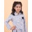CALYX CLOTHING Stylish Soft White & Grey Co-Ord Set for Girls – Jacket & Extended Frock Styled Pleated Tunic | Party & Casual Wear 