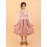 CALYX CLOTHING Sweet Peach Ribbed Dress with Long Sleeves & Bow Accent