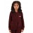Calyx Clothing Girls Mid-Rise Hooded Long Sleeve Tracksuits Maroon
