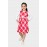 Girl red twill check dresses / tunic / frock / dresses