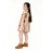 Girl lepard far printed coat dresses / frock / dresses / coat dresses